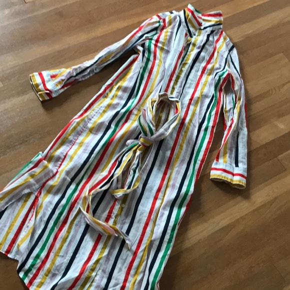 J. Crew Dresses & Skirts - J. Crew stripped button down dress